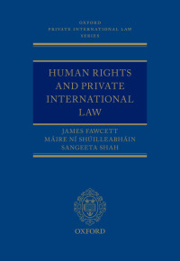 Imagen de portada: Human Rights and Private International Law 9780199666409