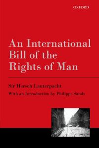 Immagine di copertina: An International Bill of the Rights of Man 9780199667826