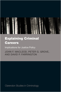 Titelbild: Explaining Criminal Careers 9780191645242