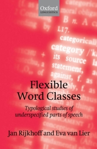 Cover image: Flexible Word Classes 1st edition 9780199668441