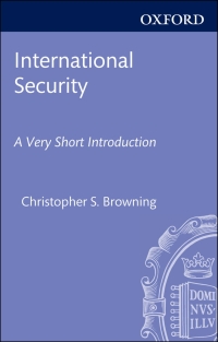 Immagine di copertina: International Security: A Very Short Introduction 9780199668533