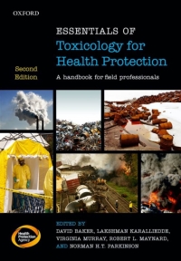 Cover image: Essentials of Toxicology for Health Protection 2nd edition 9780199652549