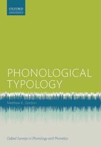 Cover image: Phonological Typology 9780199669011