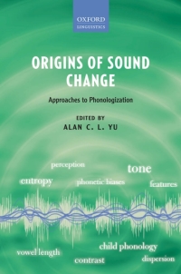Cover image: Origins of Sound Change 1st edition 9780199573745
