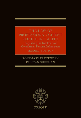 Imagen de portada: The Law of Professional-Client Confidentiality 2e 2nd edition 9780191648632