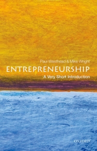 Cover image: Entrepreneurship: A Very Short Introduction 9780199670543