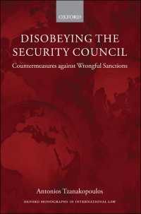 Cover image: Disobeying the Security Council 9780199600762