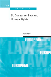 Cover image: EU Consumer Law and Human Rights 9780199651979