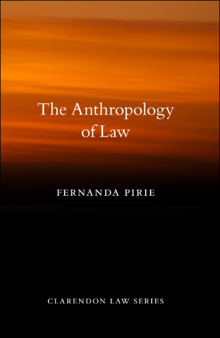 صورة الغلاف: The Anthropology of Law 9780199696840