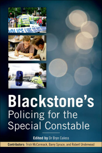 صورة الغلاف: Blackstone's Policing for the Special Constable 2nd edition 9780199671694