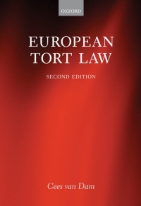 Titelbild: European Tort Law 2nd edition 9780199672264