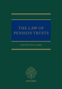 Cover image: The Law of Pension Trusts 9780199672486