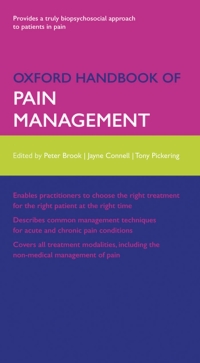 Cover image: Oxford Handbook of Pain Management 1st edition 9780199298143