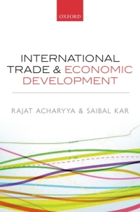 Cover image: International Trade and Economic Development 9780199672851