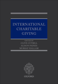 Cover image: International Charitable Giving 1st edition 9780199659258