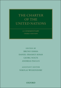 Cover image: The Charter of the United Nations 3rd edition 9780199580156