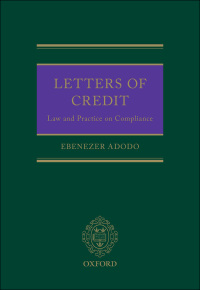 Cover image: Letters of Credit 9780199674077
