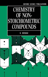 Imagen de portada: Chemistry of Non-stoichiometric Compounds 9780198555551