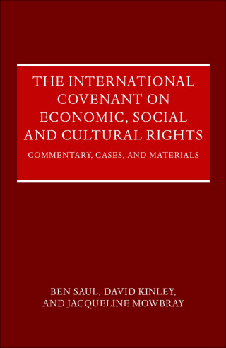 表紙画像: The International Covenant on Economic, Social and Cultural Rights 9780199603114