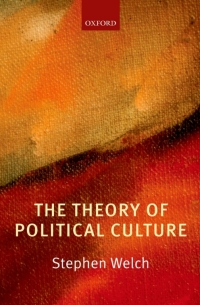 Imagen de portada: The Theory of Political Culture 9780199553334