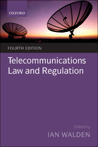Imagen de portada: Telecommunications Law and Regulation 4th edition 9780191664502