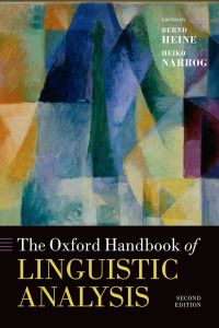 Cover image: The Oxford Handbook of Linguistic Analysis 2nd edition 9780199677078