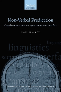 Cover image: Nonverbal Predication 1st edition 9780199543540