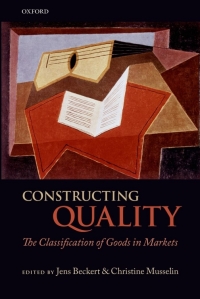 Cover image: Constructing Quality 1st edition 9780199677573