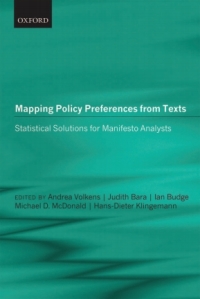 Cover image: Mapping Policy Preferences from Texts 1st edition 9780199640041