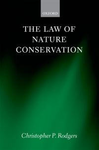 Cover image: The Law of Nature Conservation 9780199543137