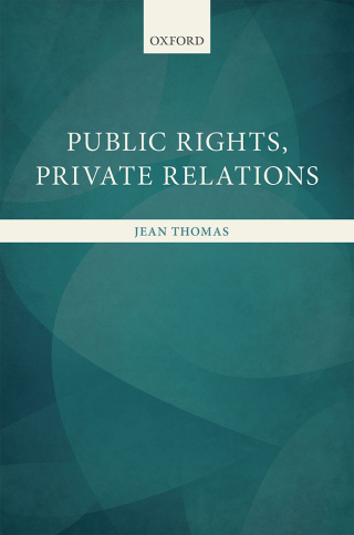 Omslagafbeelding: Public Rights, Private Relations 9780199677733