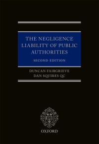 Titelbild: The Negligence Liability of Public Authorities 2nd edition 9780199692552