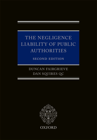 Imagen de portada: The Negligence Liability of Public Authorities 2nd edition 9780191665691