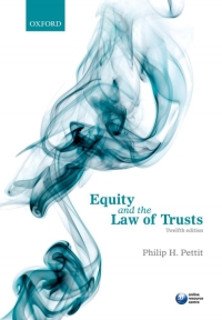 Imagen de portada: Equity and the Law of Trusts 12th edition 9780199694952