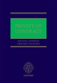 Cover image: Privity of Contract 1st edition 9780199677993