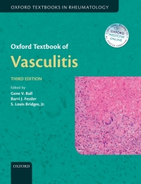 Immagine di copertina: Oxford Textbook of Vasculitis 3rd edition 9780199659869