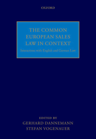 Cover image: The Common European Sales Law in Context 1st edition 9780199678907