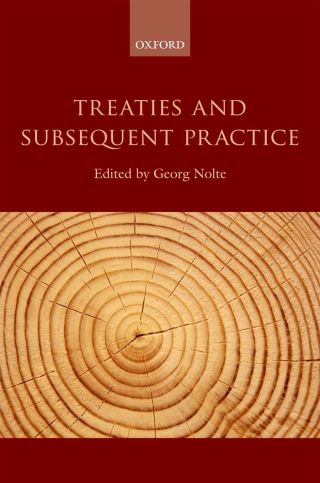 Cover image: Treaties and Subsequent Practice 1st edition 9780199679195