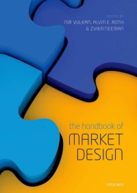 Cover image: The Handbook of Market Design 1st edition 9780198743774