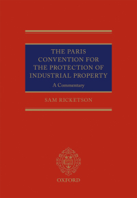 صورة الغلاف: The Paris Convention for the Protection of Industrial Property 1st edition 9780199659524