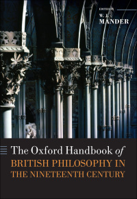 Omslagafbeelding: The Oxford Handbook of British Philosophy in the Nineteenth Century 1st edition 9780199594474