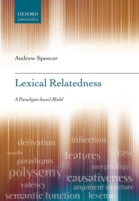 Cover image: Lexical Relatedness 1st edition 9780199679928