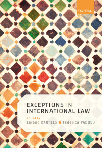 Cover image: Exceptions in International Law 1st edition 9780198789321