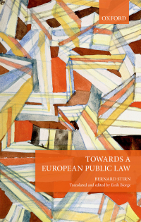 صورة الغلاف: Towards a European Public Law 9780198789505