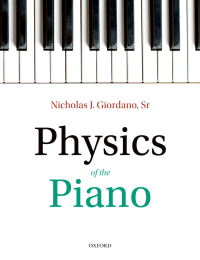 Titelbild: Physics of the Piano 9780191030147