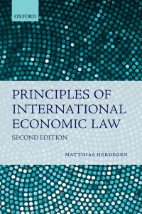 Imagen de portada: Principles of International Economic Law 2nd edition 9780192507846