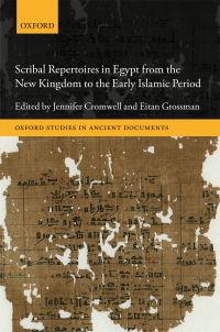 Omslagafbeelding: Scribal Repertoires in Egypt from the New Kingdom to the Early Islamic Period 1st edition 9780198768104