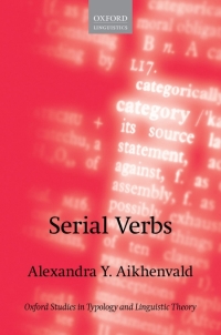 Cover image: Serial Verbs 9780198791263