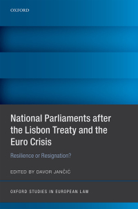 Immagine di copertina: National Parliaments after the Lisbon Treaty and the Euro Crisis 1st edition 9780198791621