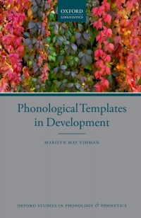 Imagen de portada: Phonological Templates in Development 9780198793564